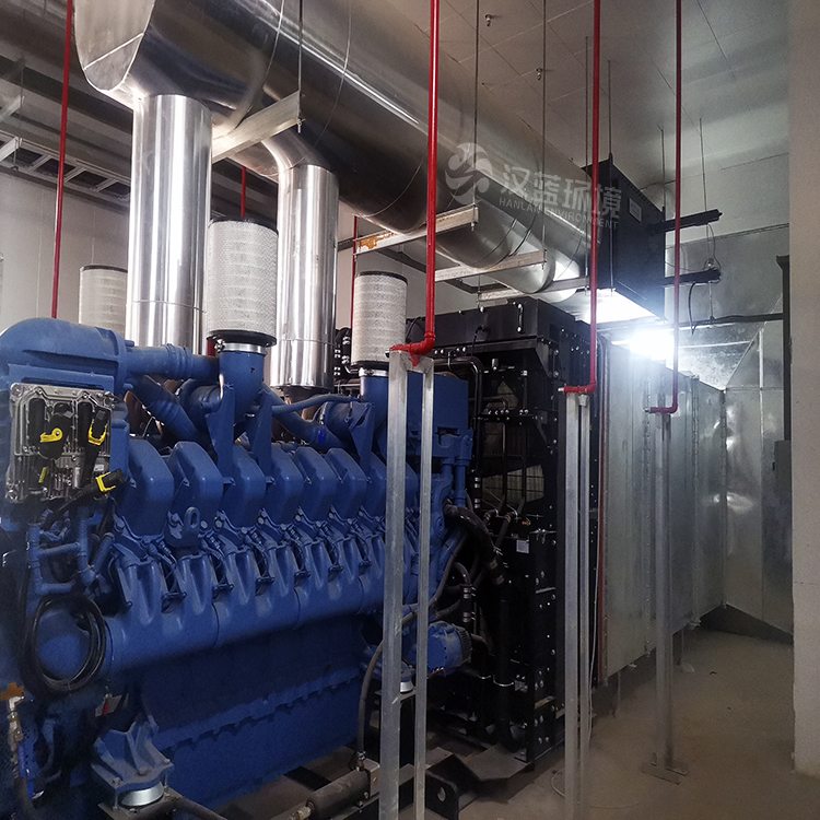 柴油機組吐黑煙 智能口罩來幫忙 ——萬純柴油發(fā)電機組尾氣凈化設備在某數(shù)據(jù)中心檢測達標